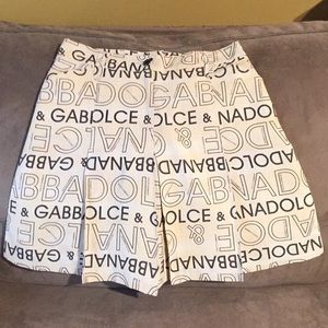 Dolce & Gabbana Pleated Skirt Sz 28